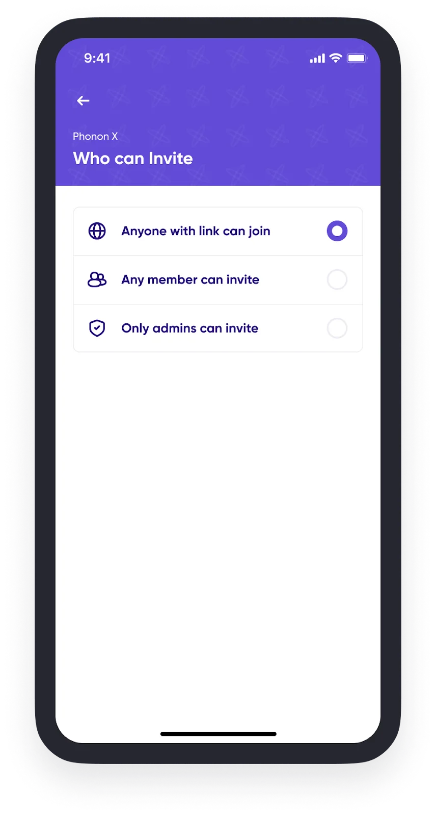 Workspace admin control for who can invite members