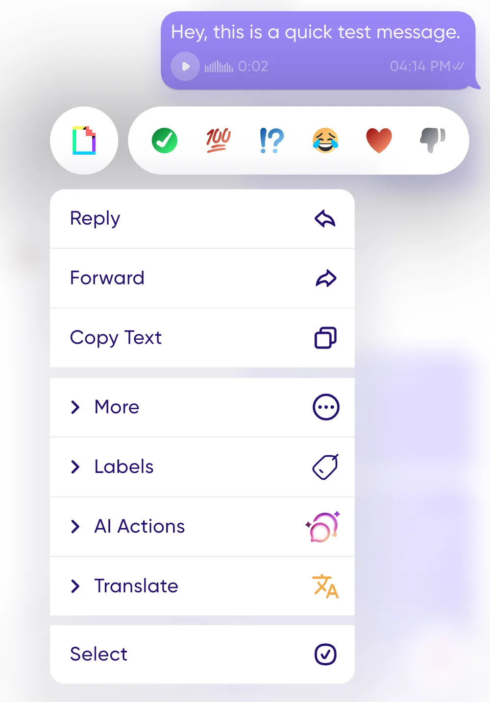 Copy text