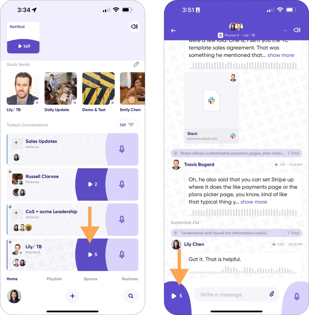 Play new messages